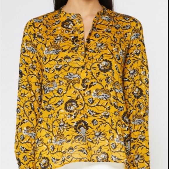 Isabel Marant Tops - Isabel Marant Étoile Yellow Amaria Shirt